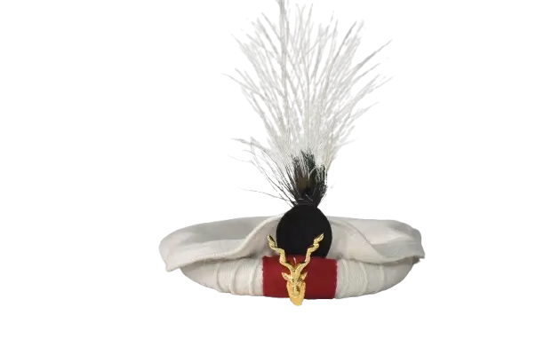 Traditional Chitrali Cap with Feather and Markhor – Premium Quality